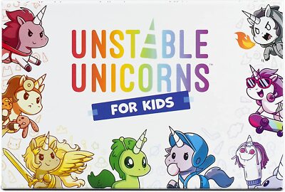 TeeTurtle Instable Unicorns Kids Edition Kartenspiel Alter 6 2-6 Spieler 
