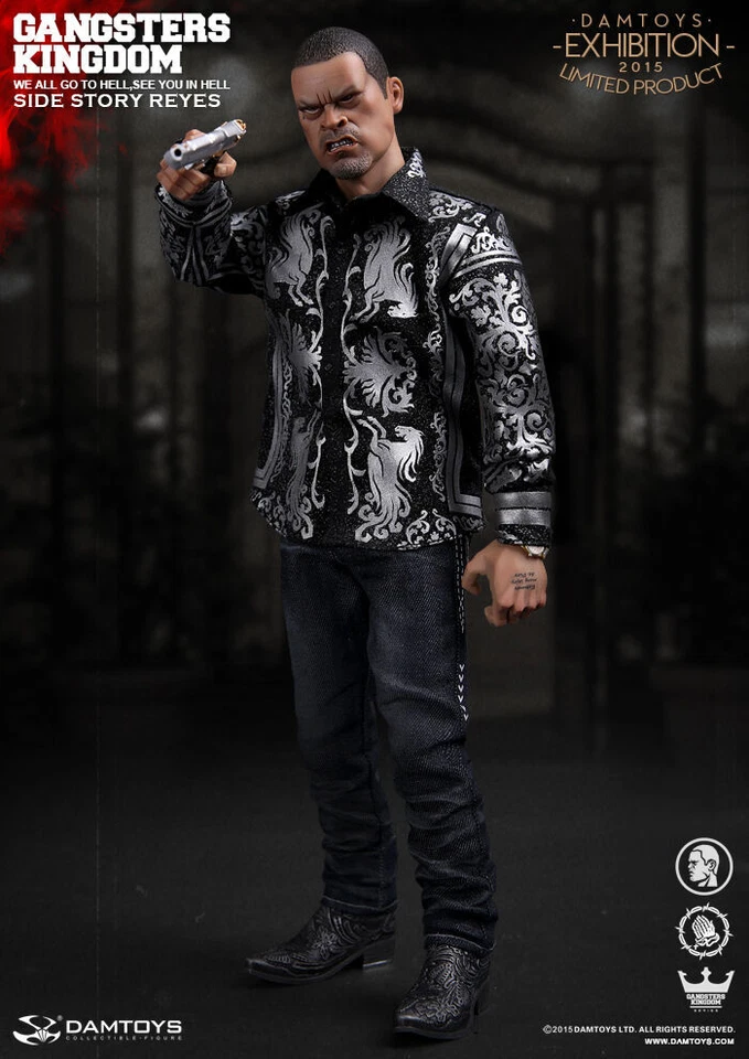 Boneco DAMTOYS GKS002 CICF 2015 EXPO Gangsters Kingdom Side Story - Reyes 1/6 - Imagem 2 de 4