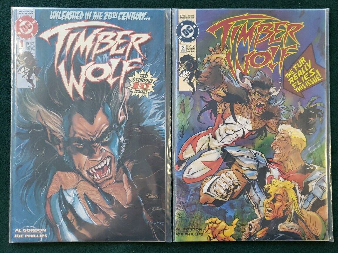 TIMBER WOLF #1-5 Complete Mini Series (DC Comics 1993) VF