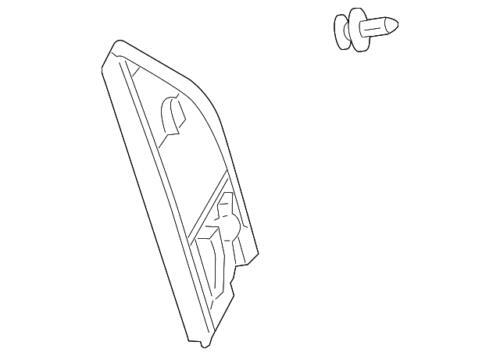 Adorno de espejo derecho para Honda (P/N 76220-SZA-A00ZA)