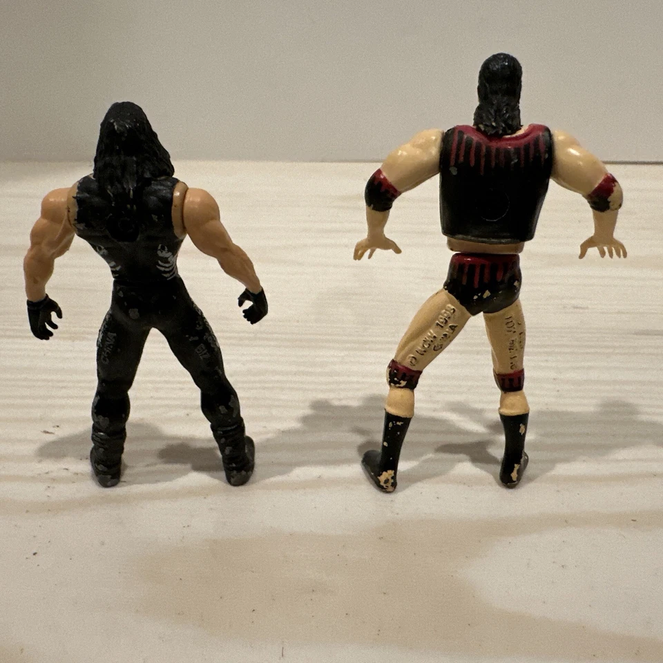 Vintage 1999 Toy Biz WCW Sting & Razor Ramon Lot Of 2 Steel Slammers Die-Cast - Image 3 of 4