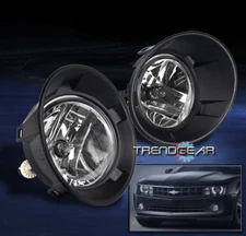 2010-2013 CHEVY CHEVROLET CAMARO BUMPER DRIVING FOG LIGHTS LAMPS CHROME W/SWITCH