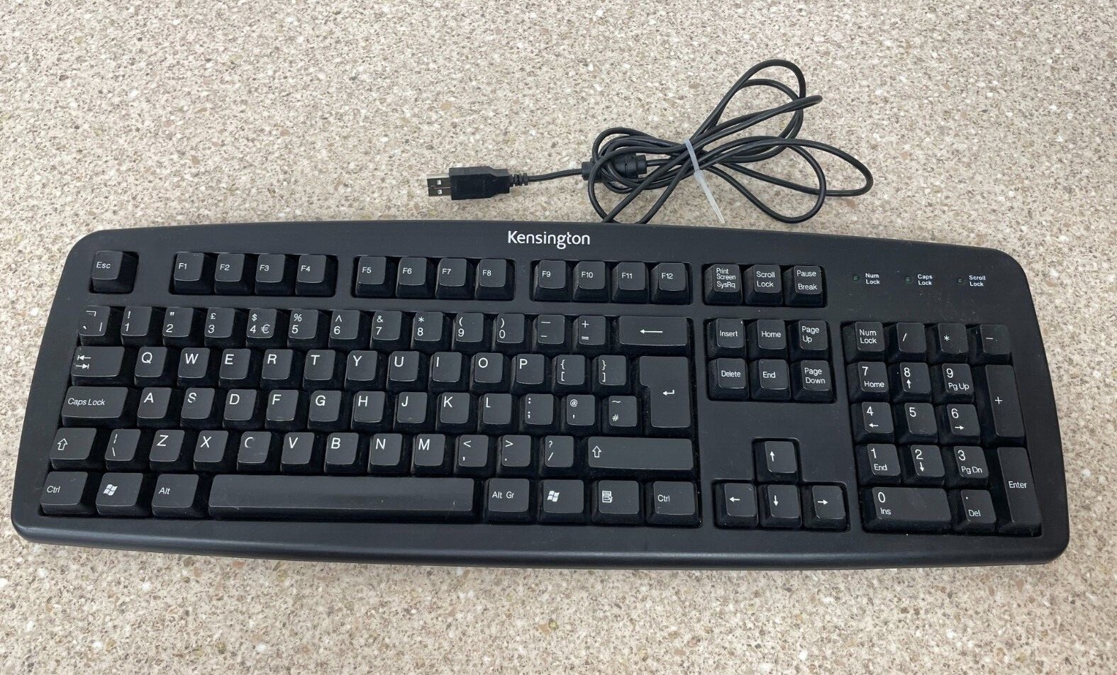 Kensington ValuKeyboard USB Wired Keyboard for PC Desktop Computer