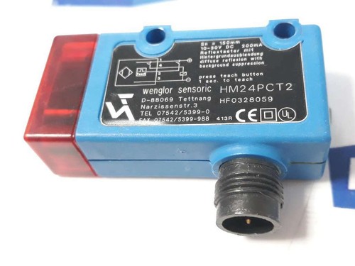 SENSOR REFLEJO FOTOELÉCTRICO Wenglor HM24PCT2 10 30VDC 200mA 150mm nuevo stock antiguo - Imagen 3 de 5