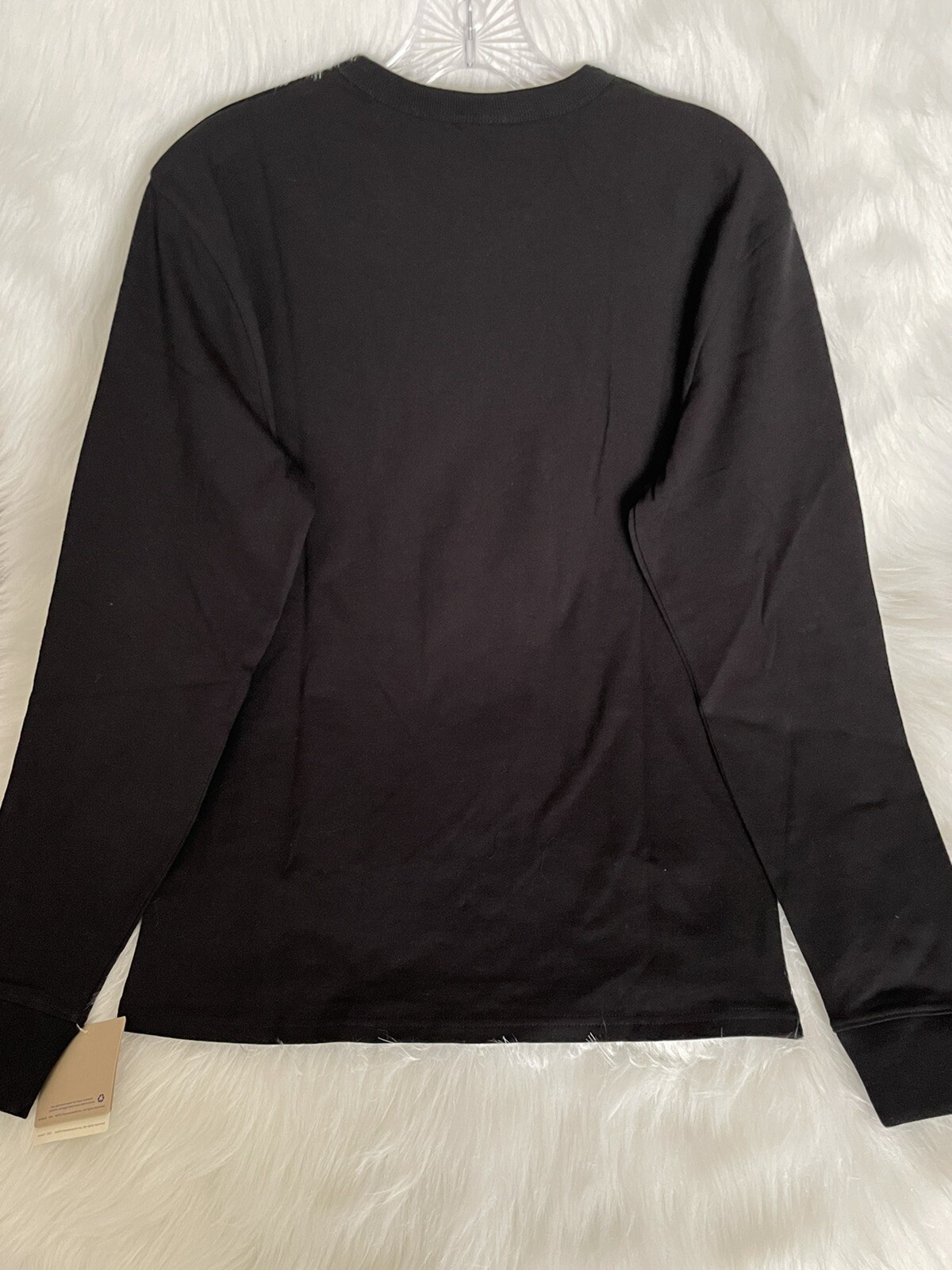 Champion Heritage Mens / Womens Black Athletic Long Sleeve TShirt Size