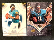 NFL - David Garrard 2008 Donruss Threads & 2008 Upper Deck ICONS - Jaguars