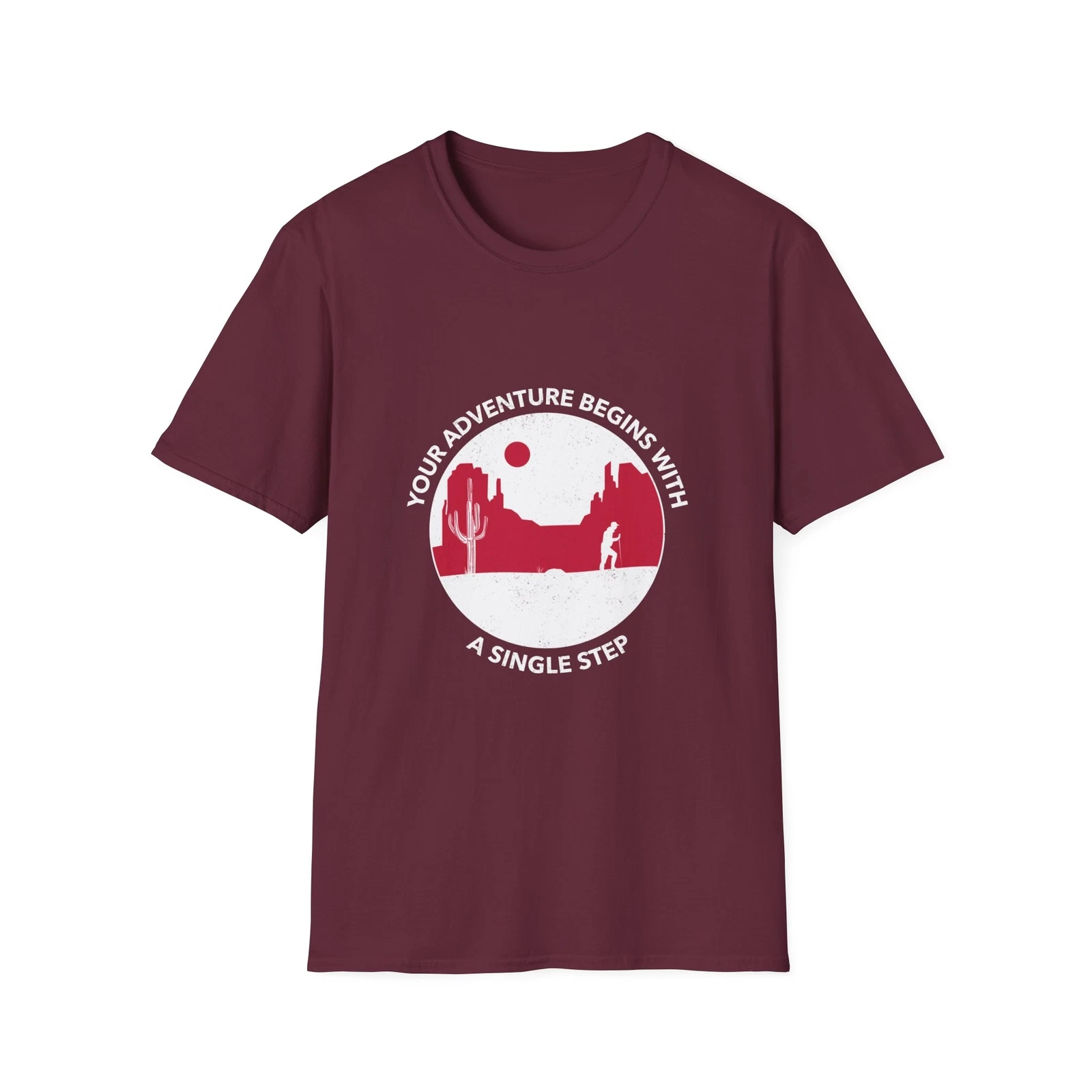 This hiking T-shirt is designed for outdoor enthusiasts.