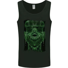 VR Man Virtual Reality Gaming Gamer Mens Vest Tank Top