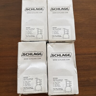 Sale! Schlage Commercial KS72F2300 Padlock  ''C'' Keyway Cylinder 2 KEYS lot of 4