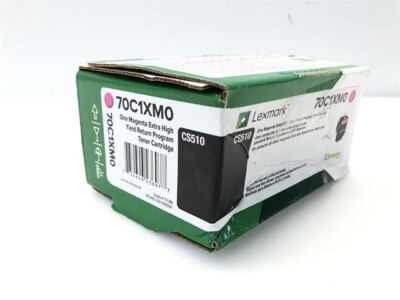 Genuine Lexmark 70c1xm0 Magenta Toner Cartridge 806792047595 Ebay 