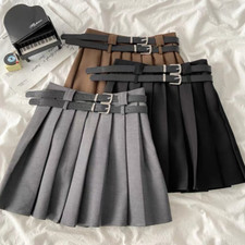 Gonna Pieghettata Mini Corto Frill Goth Harajuku Alta Vita Per Donne Ragazze