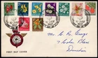 New Zealand FDC 1967 Introduction to Decimal Currency - SG 845-853