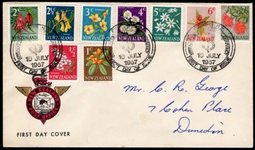 New Zealand FDC 1967 Introduction to Decimal Currency - SG 845-853
