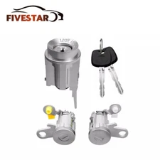 Ignition Switch Lock Key and Front Door Lock Cylinder Set Fit Toyota Tacoma95-04