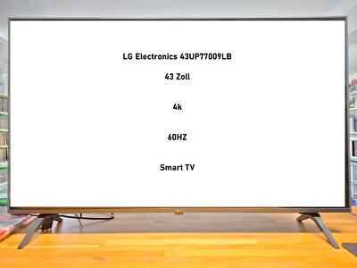 LG Electronics 43UP77009LB 108 cm (43 Zoll) (4K, 60 Hz, Smart TV) 2021 ABHOLUNG