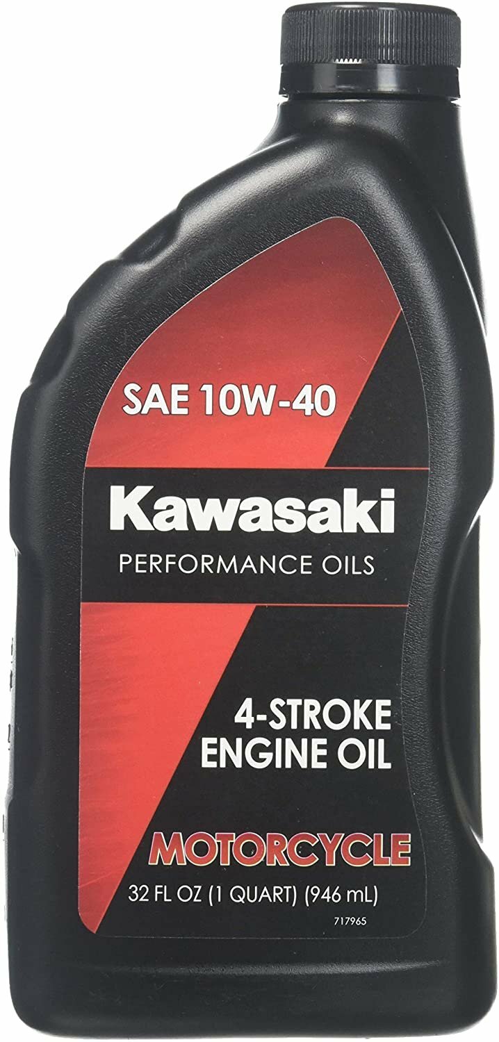 Kawasaki 4Stroke Motorcycle Engine Oil 10W40 1 Quart K61021202A eBay