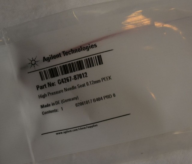 Needle Seat High Pressure Peek 0.12 Mm for Agilent G7167 Multisampler