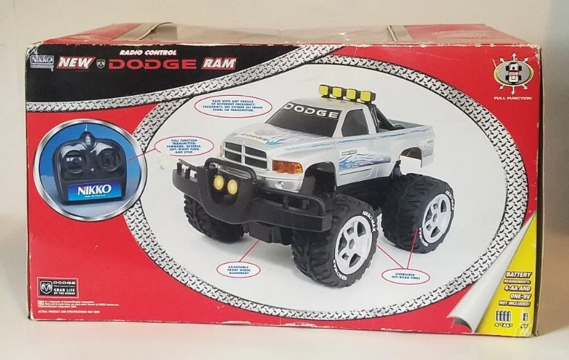 Nikko Radio Control Dodge Ram 1500 Truck Silver 1/19 Scale Off Road *NEW* Sealed - Image 2 of 4