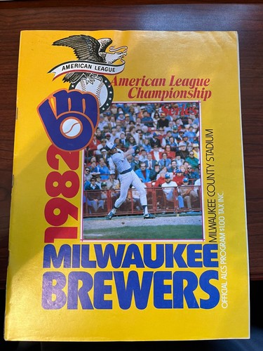 Milwaukee Brewers Official Programs-1979,1980,1982 ALCS - Picture 14 of 15