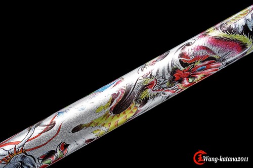 Espada Recta Ninjato 1095 Acero al Carbono Japonesa Ninja Fulltang - Imagen 10 de 12
