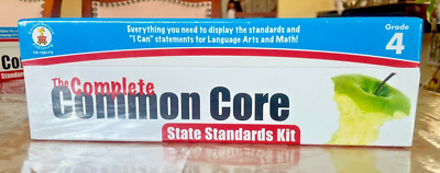 The Complete Common Core State Standards Kit, Grade 4( Sealed) with Pocket Chart