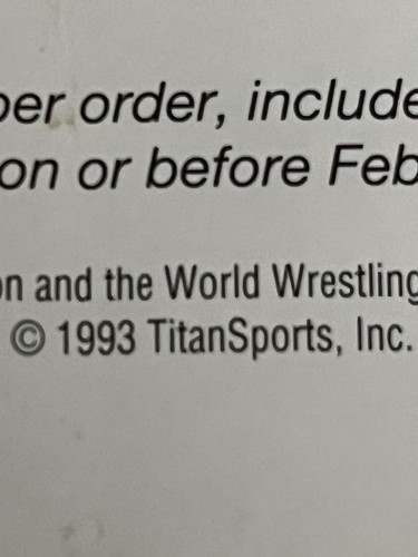 WWF/WWE ORIGINAL POSTER - VINTAGE ORIGINAL WRESTLEMANIA X TICKET ORDER FORM *WWF - Picture 19 of 22