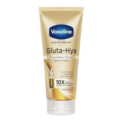 Vaseline Gluta-Hya Flawless Glow, Serum-In-Lotion, Boosted With GlutaGlow  200ml
