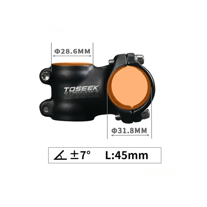 Mountain Bicycle Stem ±7° Aluminum MTB Road Bike Handlebar Stems 28.6*31.8mm - Image 4 of 4