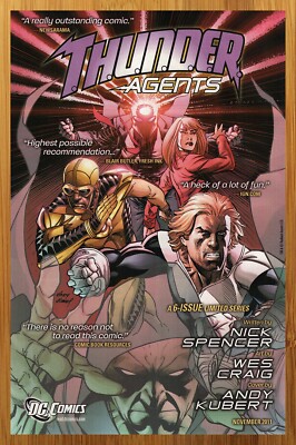 2011 DC Comics Thunder Agents Print Ad/Poster Wally Wood Andy Kubert Promo Art