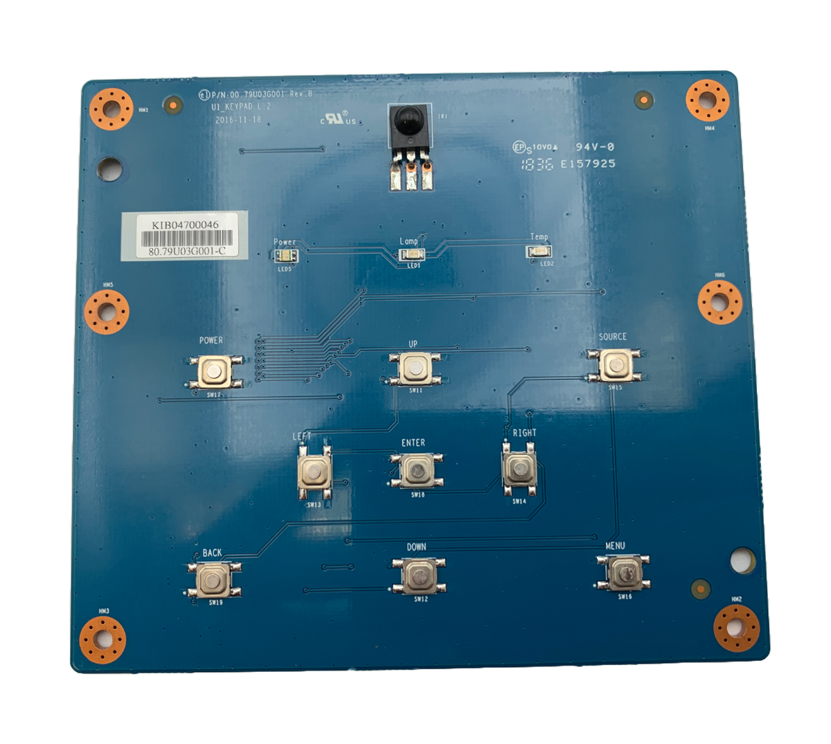 Acer Projector H7850 V6820M V7850 VL7860 Keypad Board 55