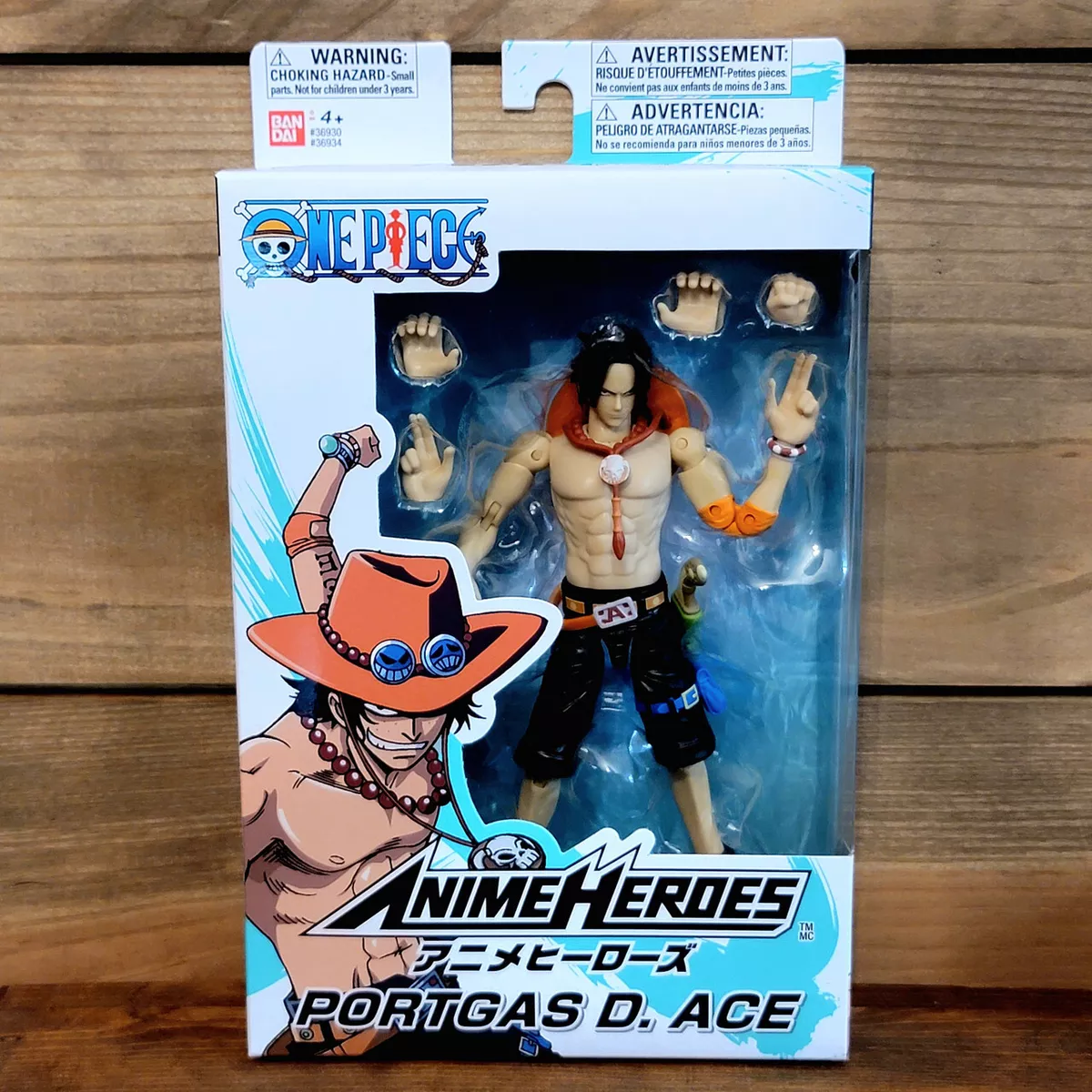 Boneco Bandai Anime Heroes One Piece - Portgas D. Ace