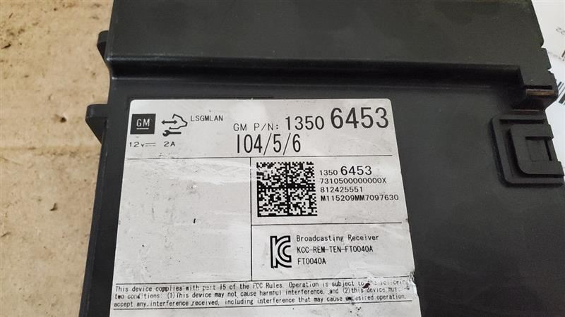 Audio Equipment Radio Receiver ID 13506453 Fits 16 ENVISION 323129 