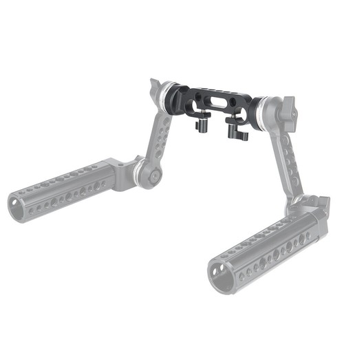Bloque de riel de abrazadera de varilla NICEYRIG 15 mm con montaje de roseta estándar ARRI para plataforma DSLR - Imagen 5 de 6