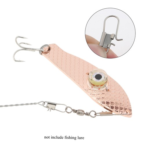 Fishing Leaders Stainless Steel 4 Arms Fishing Wire Rigs Fishing Gear Tackle Rig - Picture 5 of 12