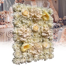 6 Pack Artificial Silk Flower Wall Panels Romantic Wedding Party Venue Decor USA