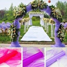 300 Feet Organza Fabric 60 inch Wide Sheer Draping Party Wedding 25 COLORS SALE