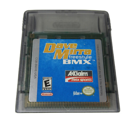 Dave Mirra Freestyle BMX Nintendo Game Boy Color