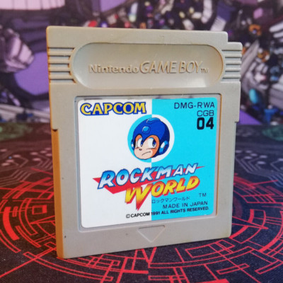 Mega Man RockMan World Nintendo Game Boy TOP  B