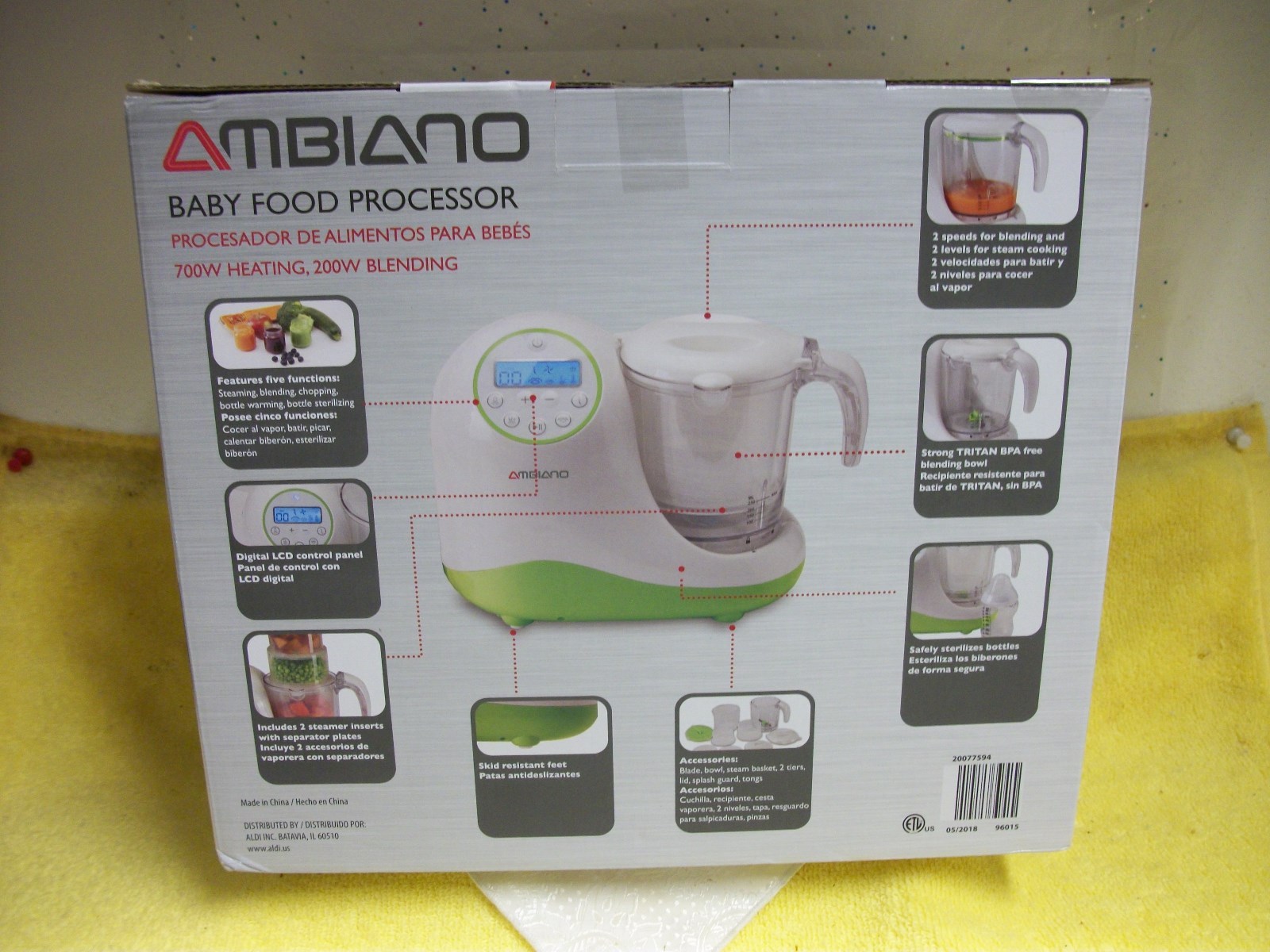 baby food steamer and blender aldi