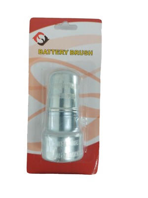 Car Battery Terminal Brush - Stainless Steel Cleaner Tool For Post & Terminals, Removes Corrosion & Dirt (1.18" Top, 1.5" Bottom) - View #4