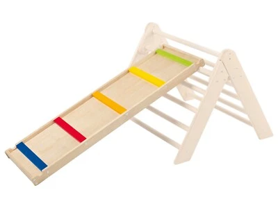 Playtive 2in1 Kletterleiter & Rutsche Indoor Kinder Klettergerüst Kletterdreieck