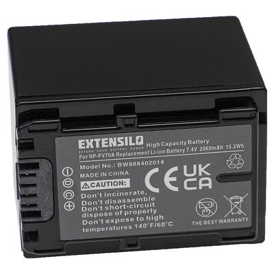 Akku 2060mAh für Sony NEX-VG30H NEX-VG30 NEX-VG30E NEX-VG30EH NEX-VG30EB
