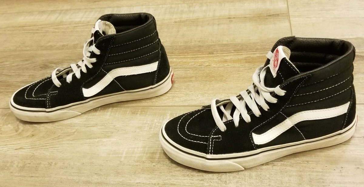 One Piece Solid Color Vans High Top Vans Sk8-Hi Shoelaces Sneaker