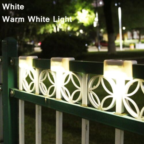 Outdoor Solar LED Deck Lights Path Garden Patio Pathway Stairs Step Fence Lamp - Picture 21 of 26