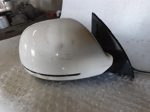 WHITE Right Door Mirror fits: 2008  Audi q7 Power; w/additional lighting (opt
