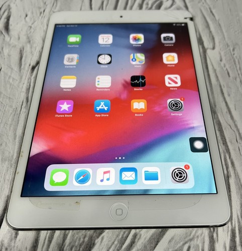 Apple iPad mini 2 32GB, Wi-Fi, 7.9in - Silver (CA) A1489 Used Read Description - Picture 4 of 10