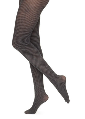MARKS & SPENCER 60 DENIER HOUNDSTOOTH TIGHTS SIZE MEDIUM