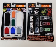 Happy Halloween Lot Of 2 Cream Grease Makeup Kit New in Box