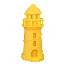 Decorative Resin Yellow Lighthouse Night Light Cover Card Stand Display Gift