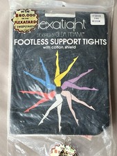 Flexatight Gilda Marx Vintage Pink Medium Footless Support Tights